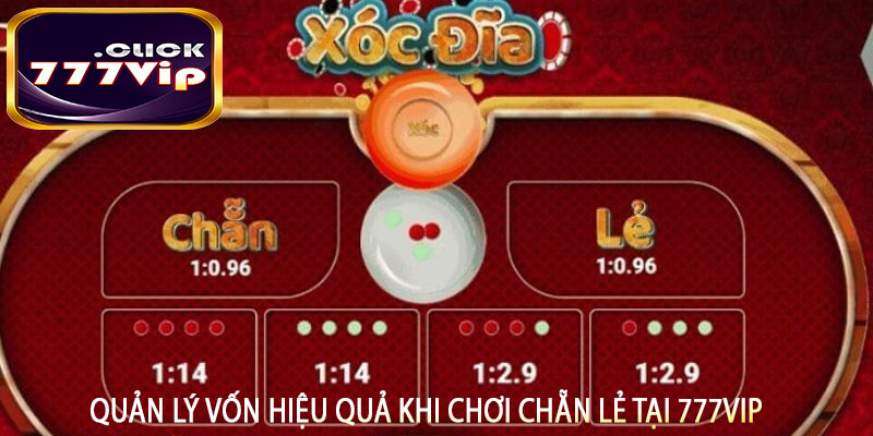 Quản lý vốn hiệu quả khi chơi Chẵn Lẻ tại 777vip